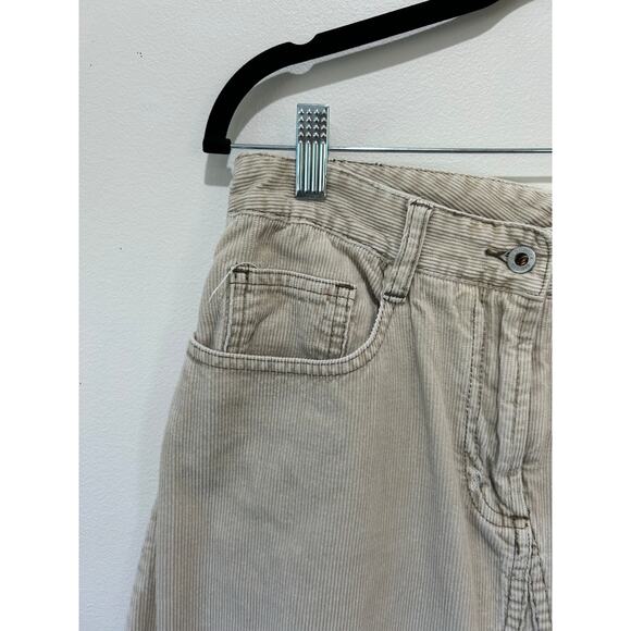 Sundance corduroy midi skirt tan size 10 cotton - Picture 3 of 8